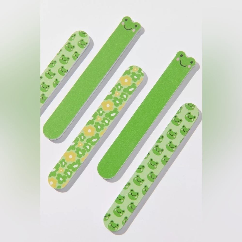 🍄HOST PICK🍄UO Frog Nail File Set, Green, NWT, For Bundles Only 🐸